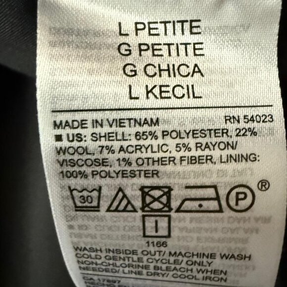 Old Navy Women's 3/4 length rust and black lined coat - Picture 4 of 5